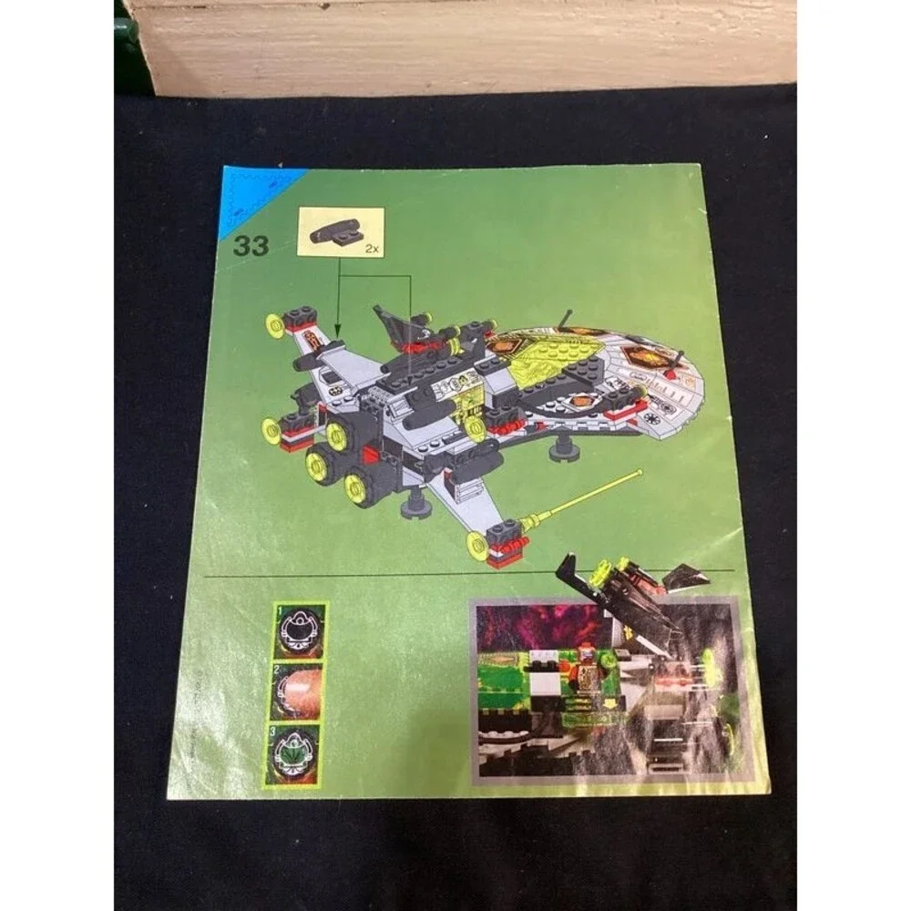 Original Lego Instruction Manual UFO Warp Wing Fighter Set #6915 From 1997